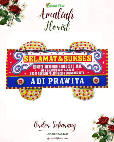Papan Bunga Ucapan Selamat Joring Lombang